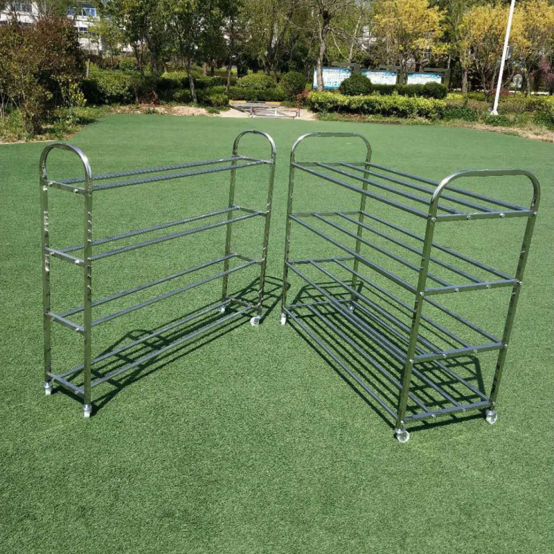 Cadru din lemn pentru mingi – coloană/raft pentru mingi, montaj prin sudură, accesorii: clemă pentru plasă