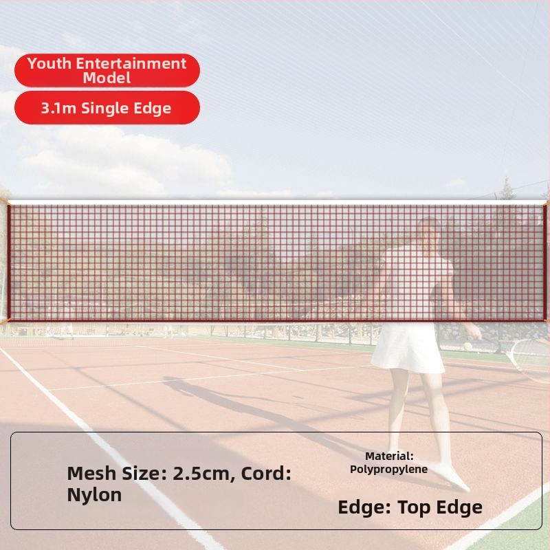 Standards badmintonivõrk sise- ja välistingimusteks, kaasaskantav ja kokkupandav, professionaalse turniiri klassi kvaliteediga