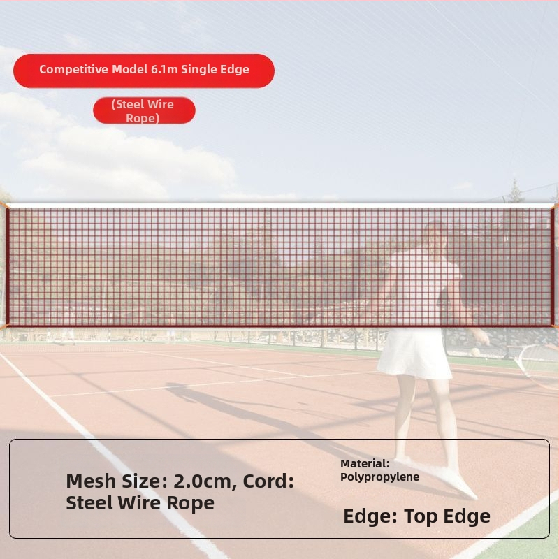 Standards badmintonivõrk sise- ja välistingimusteks, kaasaskantav ja kokkupandav, professionaalse turniiri klassi kvaliteediga