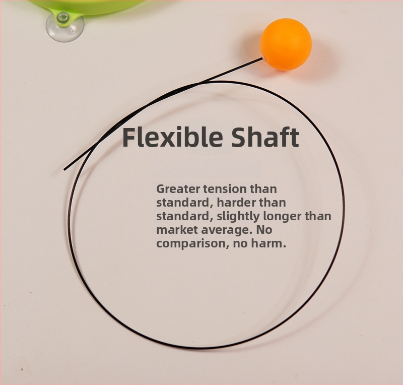 JIANQING lauatennise treener elastse võlliga, siseüksuse üksiktreeningukomplekt, PP materjal