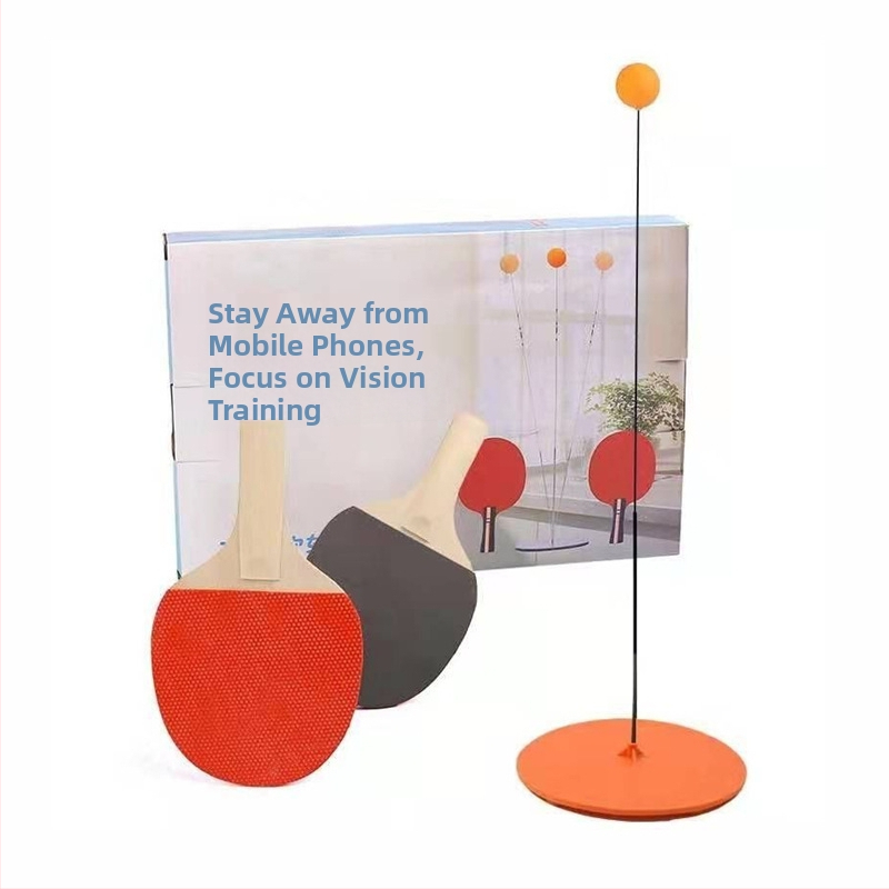 JIANQING lauatennise treener elastse võlliga, siseüksuse üksiktreeningukomplekt, PP materjal