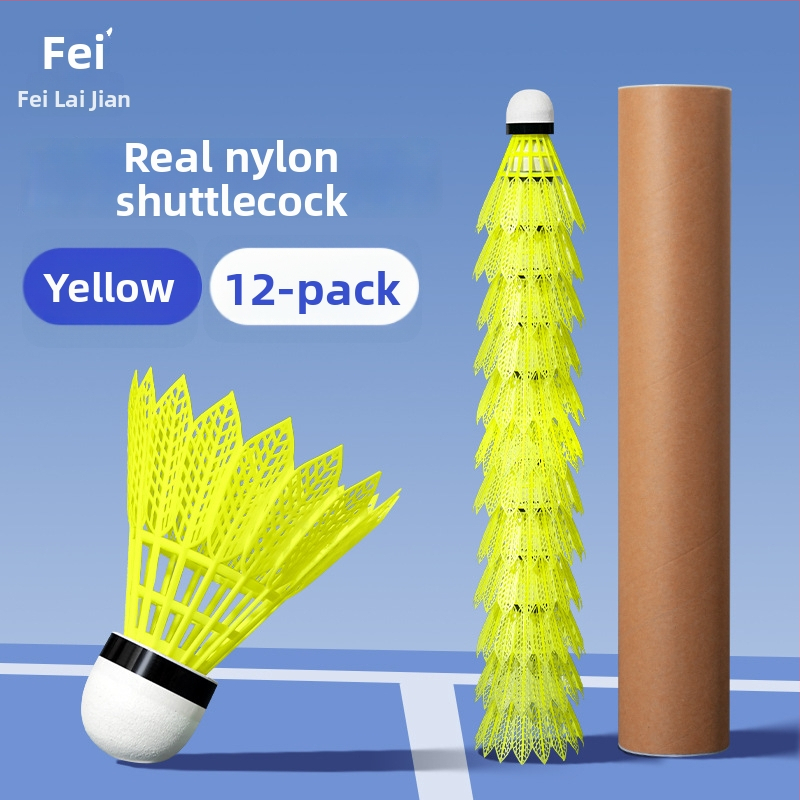 Feilai Jian badmintonireket, raam raua sulam, nailonist nöörid, kaal 95–100 g