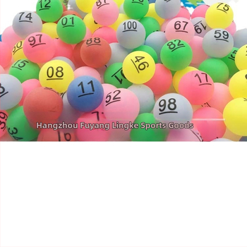 Numbriline pall 01-100 lauatennisele — PP materjal, Wheat tip kaubamärk, trükitud logotüüp, töötlemise kohandamine