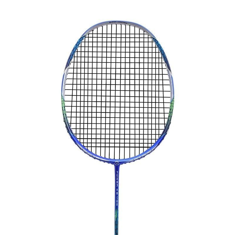 Badmintoni reket - süsinikkiust raam, kaal 95-100 g, ründav tüüp, kerge ja vastupidav, 2-osaline komplekt