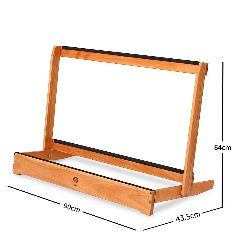 Medinis teniso raketėms saugojimo ir ekspozicijos stendas su mobilia atrama — Prekės kodas F97h867s5mh888