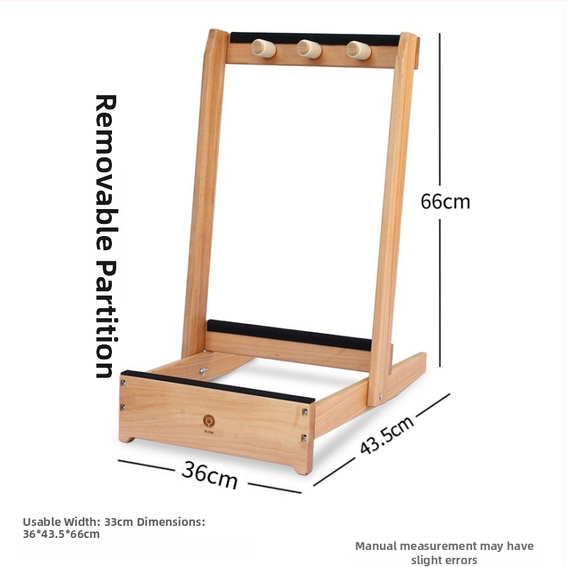 Medinis teniso raketėms saugojimo ir ekspozicijos stendas su mobilia atrama — Prekės kodas F97h867s5mh888
