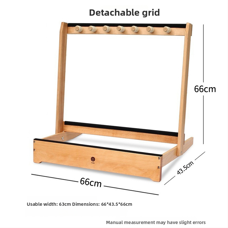Medinis teniso raketėms saugojimo ir ekspozicijos stendas su mobilia atrama — Prekės kodas F97h867s5mh888