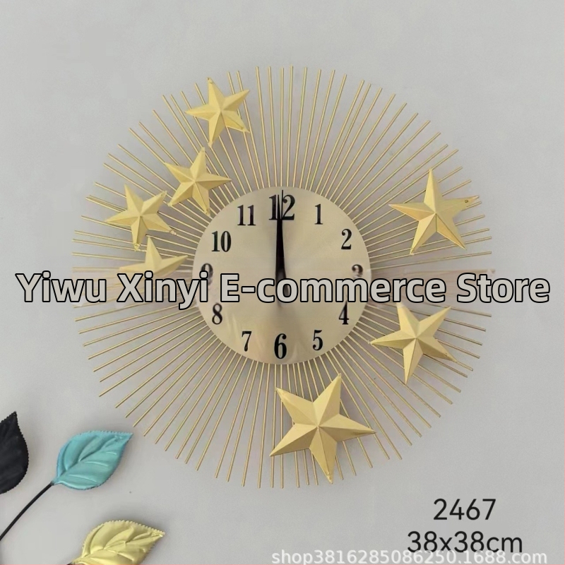 Fali óra fémből, kör alakú, elemmel működő, sweep seconds mozgás, analóg kijelző számokkal