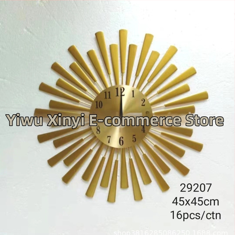 Fali óra fémből, kör alakú, elemmel működő, sweep seconds mozgás, analóg kijelző számokkal