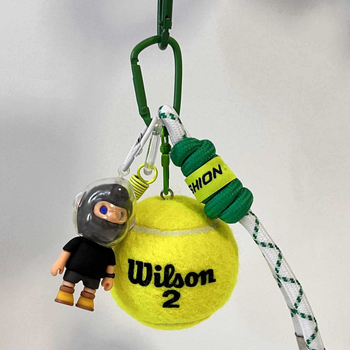 Kljucni lanac s tenis temom za rođendan, metalni, crtani stil, šifra proizvoda Hjjfrbdf