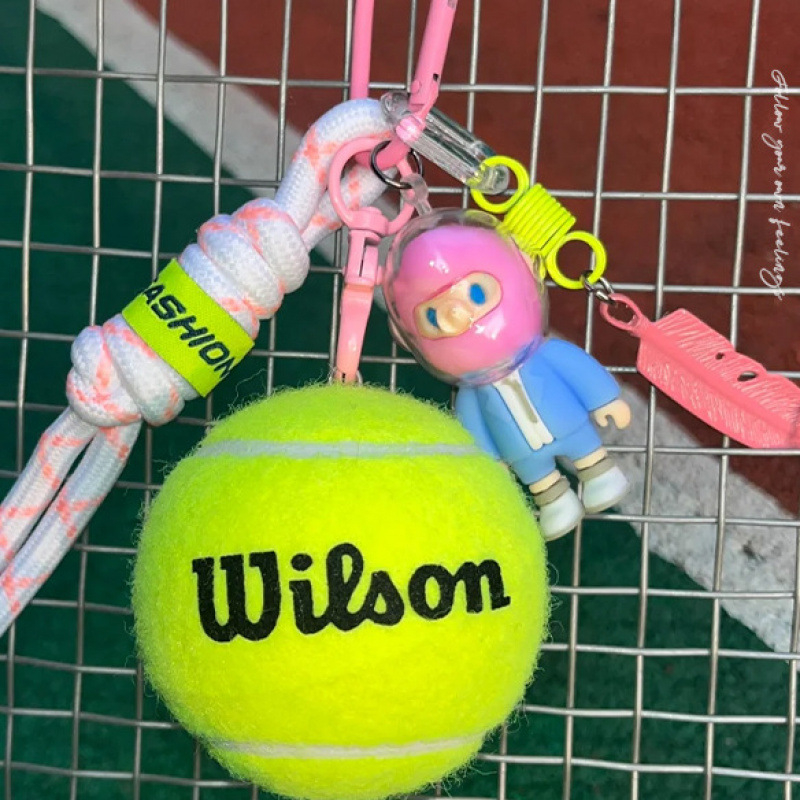 Kljucni lanac s tenis temom za rođendan, metalni, crtani stil, šifra proizvoda Hjjfrbdf