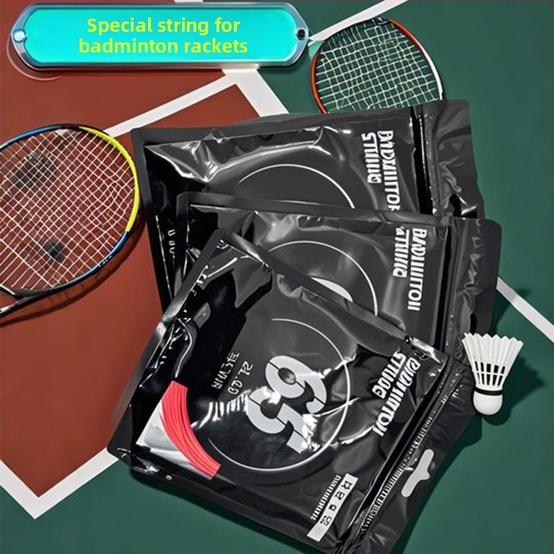 Badmintonireketi strunade komplekt — nailonkiud, pinge 18–30 lb, Record Work, badmintonile.