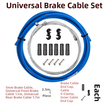 TOOPRE Jalgratta pidurduskaabli komplekt mäestiku ja teekäitumiseks — PVC ümbris kõrge süsinikusisaldusega terasest südamikuga