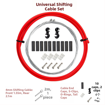 TOOPRE Jalgratta pidurduskaabli komplekt mäestiku ja teekäitumiseks — PVC ümbris kõrge süsinikusisaldusega terasest südamikuga