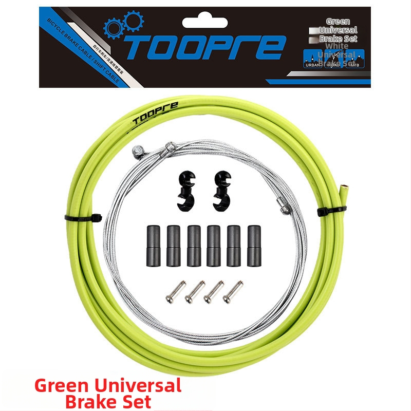 TOOPRE Jalgratta pidurduskaabli komplekt mäestiku ja teekäitumiseks — PVC ümbris kõrge süsinikusisaldusega terasest südamikuga