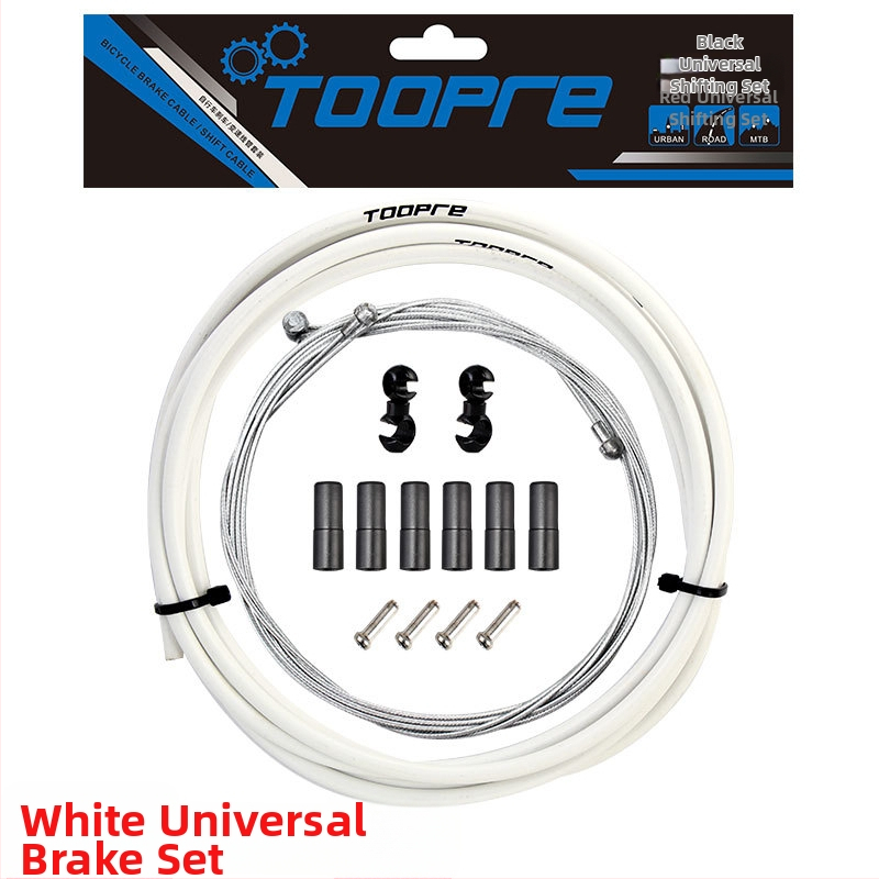 TOOPRE Jalgratta pidurduskaabli komplekt mäestiku ja teekäitumiseks — PVC ümbris kõrge süsinikusisaldusega terasest südamikuga