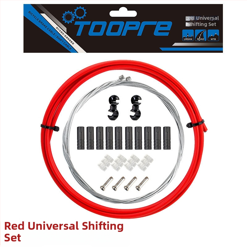 TOOPRE Jalgratta pidurduskaabli komplekt mäestiku ja teekäitumiseks — PVC ümbris kõrge süsinikusisaldusega terasest südamikuga