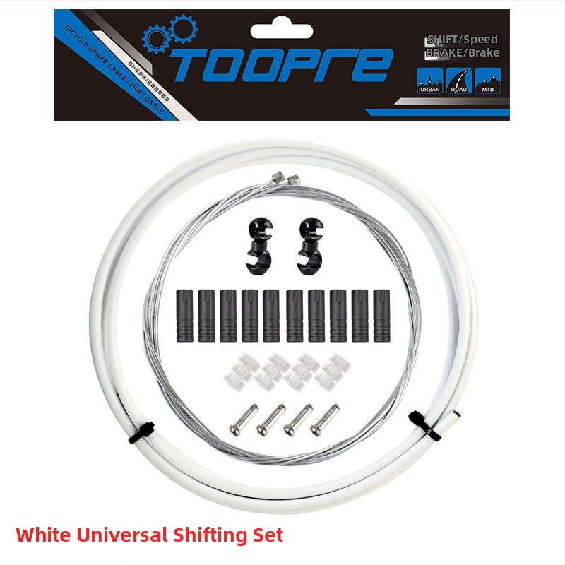 TOOPRE Jalgratta pidurduskaabli komplekt mäestiku ja teekäitumiseks — PVC ümbris kõrge süsinikusisaldusega terasest südamikuga