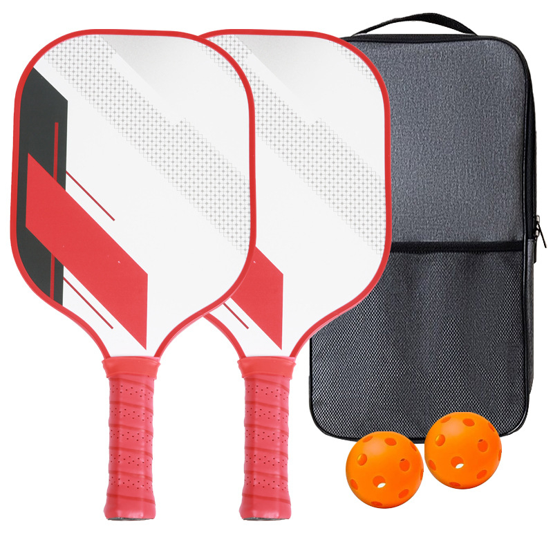 Pickleball reketa s perforiranim staklom i vlaknima ugljika za unutarnju upotrebu