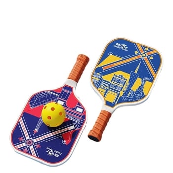 Pisces oglekļa šķiedras pickleball rakete komplekts iekšējai un ārējai lietošanai, ultra viegls iesācējiem, trenēšanās komplekts