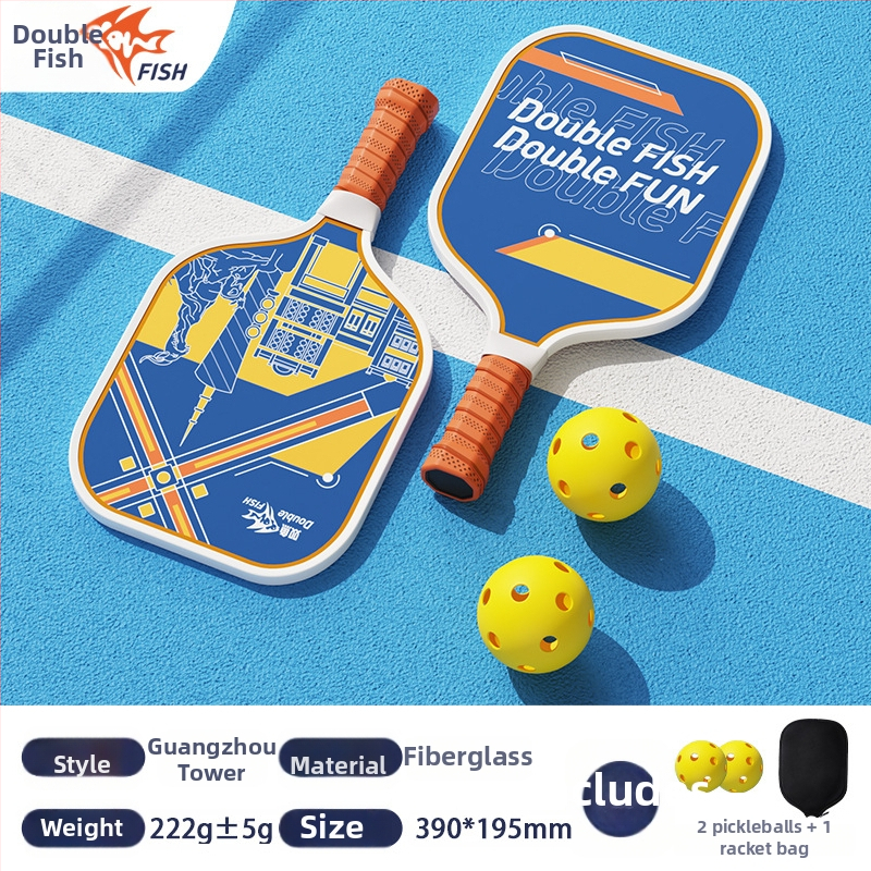 Pisces oglekļa šķiedras pickleball rakete komplekts iekšējai un ārējai lietošanai, ultra viegls iesācējiem, trenēšanās komplekts
