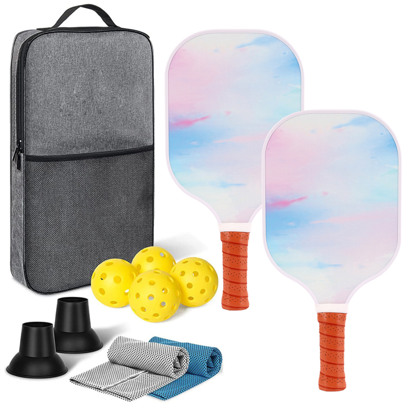 Raketa za pickleball — konstrukcija od staklenih vlakana, 225 g, National Fu, UV ispis