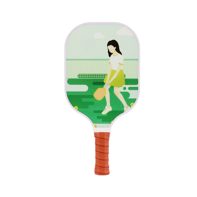 Raketa za pickleball — konstrukcija od staklenih vlakana, 225 g, National Fu, UV ispis
