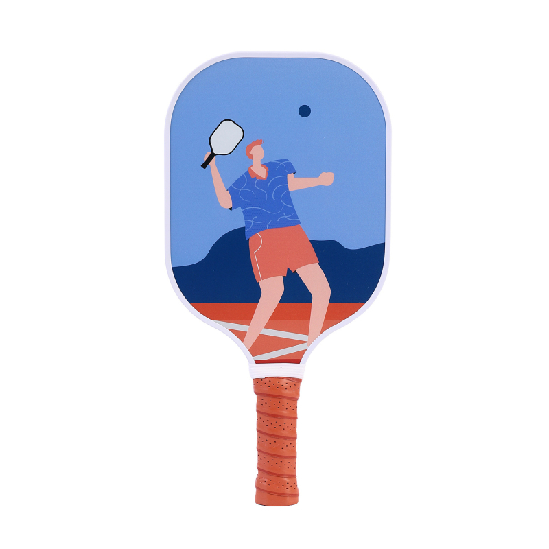 Raketa za pickleball — konstrukcija od staklenih vlakana, 225 g, National Fu, UV ispis