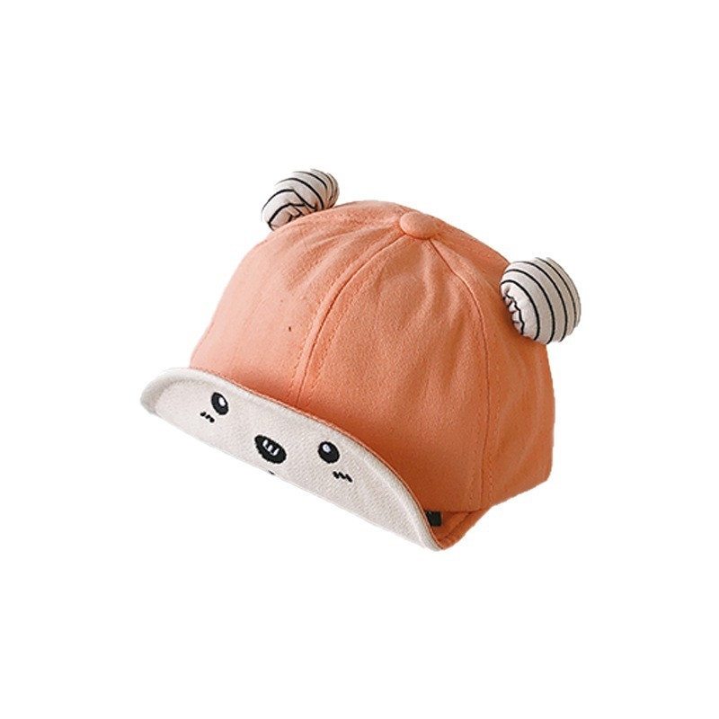 6–12 hónapos babának szóló napvédő sapka — kupola alakú teteje, rövid karima, uniszex, légáteresztő, napvédelem, tie-dye mintázat