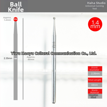 Rokas darīts volframa tērauda bumbu-gala griešanas nazis koksnei, kaulam un olīvu kauliņiem