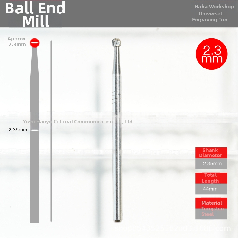 Ručne vyrobený guľový rezný nô s volfrámovou oceľou, určený na drevo, kosti a olívových jadierka