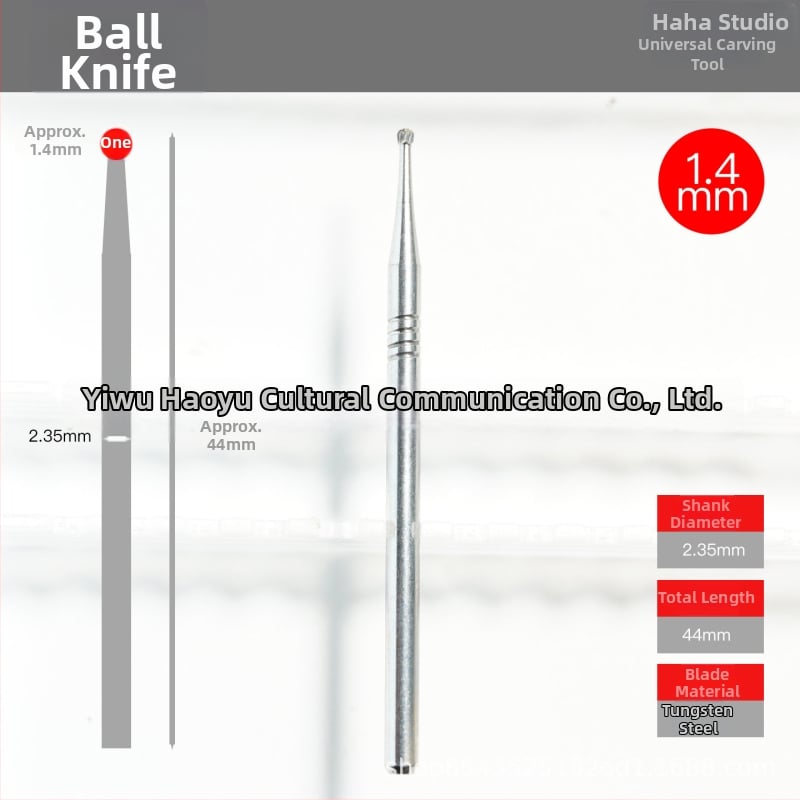 Rokas darīts volframa tērauda bumbu-gala griešanas nazis koksnei, kaulam un olīvu kauliņiem