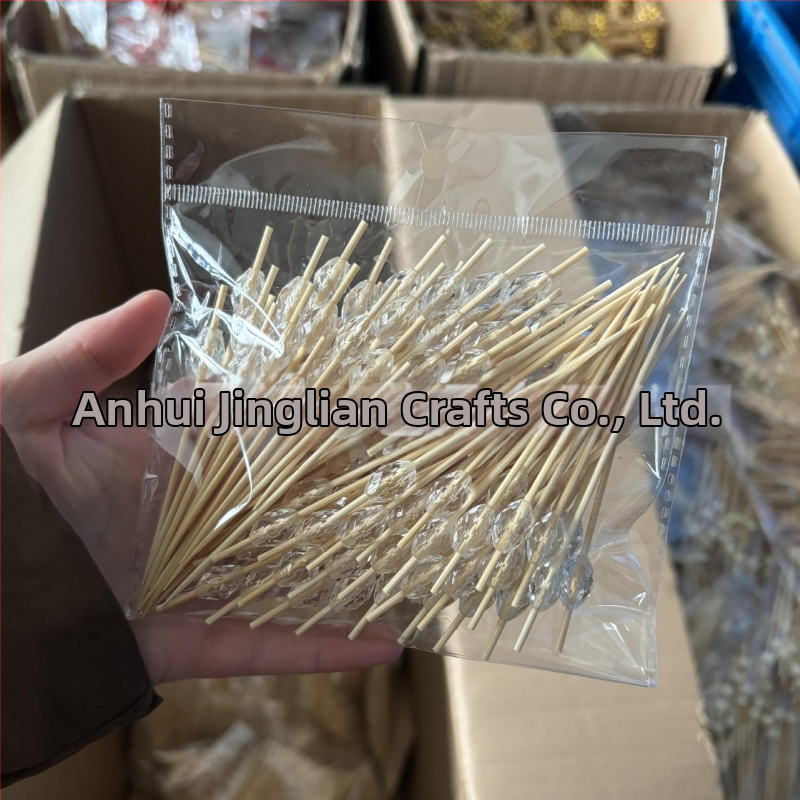 Vienkartiniai bambuko iešmeliai kokteiliams, 2 mm storio, logotipo spausdinimas įmanomas, apdorojimas ir pritaikymas, tinka vaisiams, duonai ir maisto dekoravimui