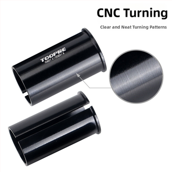 Sadulitoru vähendamise mansett jalgrattale - alumiiniumist sulam, TOOPRE, universaalne, kohandatud töötlemine, erimärgistus saadaval