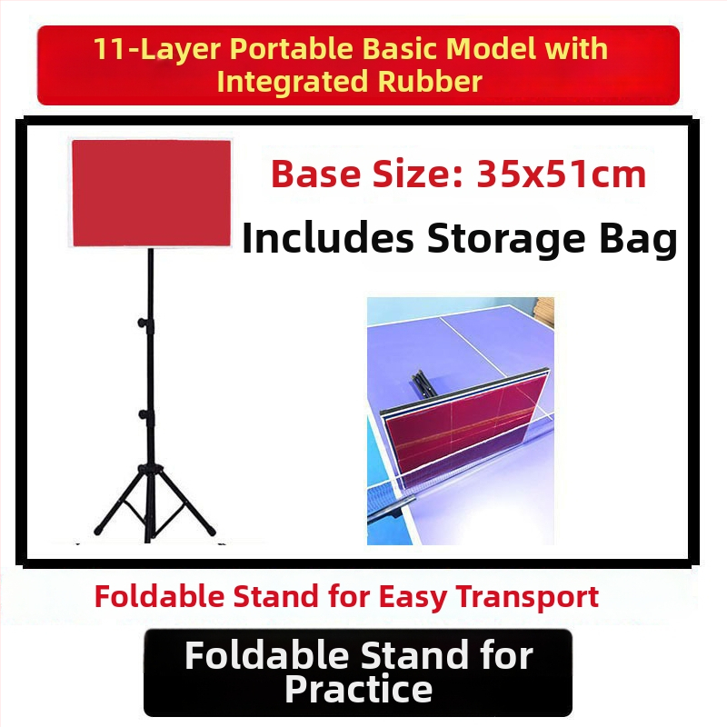 Lauatennise tagasipeegeldav tahvel üksikuks treenimiseks – PP materjal