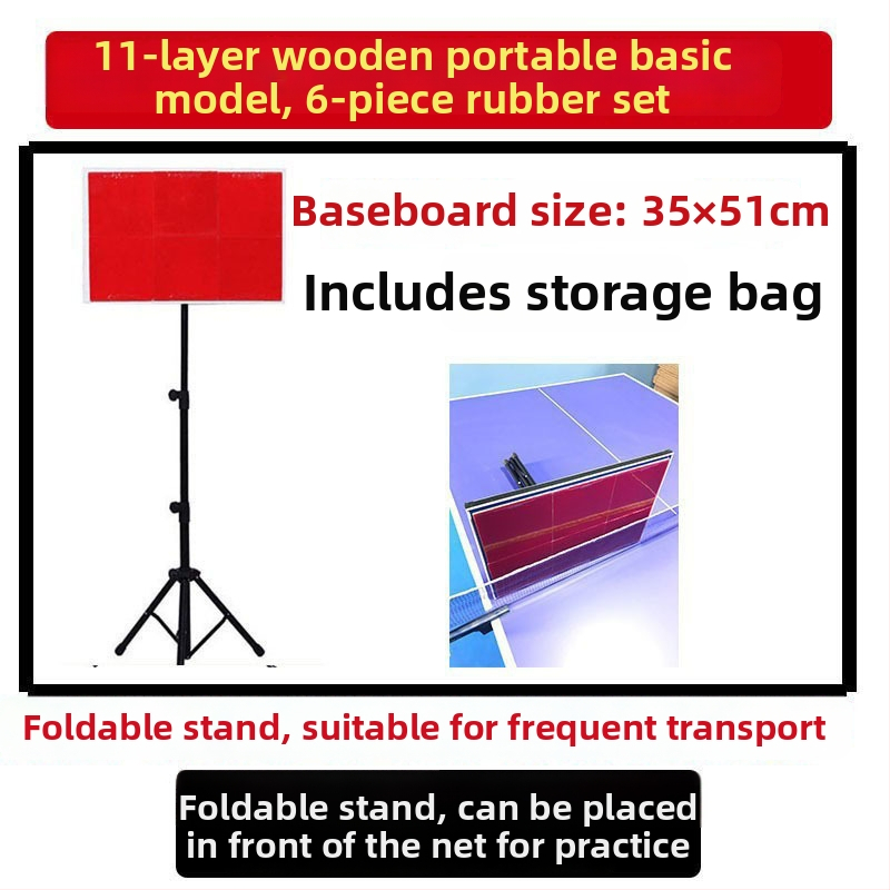 Lauatennise tagasipeegeldav tahvel üksikuks treenimiseks – PP materjal
