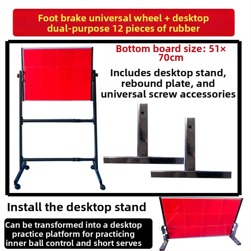 Lauatennise tagasipeegeldav tahvel üksikuks treenimiseks – PP materjal