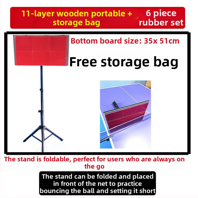 Lauatennise tagasipeegeldav tahvel üksikuks treenimiseks – PP materjal