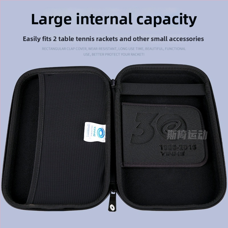 Galaxy tvrdý obal na raketu na stolný tenis – dvojvrstvový, prenosný, polyester + EVA