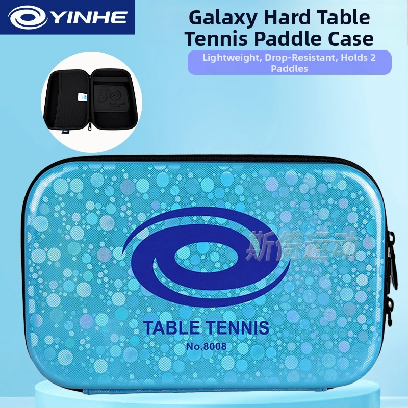 Galaxy ciets galda tenisa reketes maciņš – divslāņu, pārnēsājams, poliestera + EVA