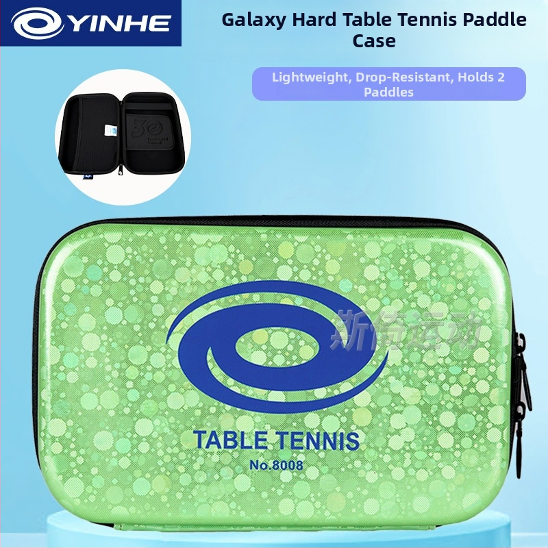 Galaxy ciets galda tenisa reketes maciņš – divslāņu, pārnēsājams, poliestera + EVA