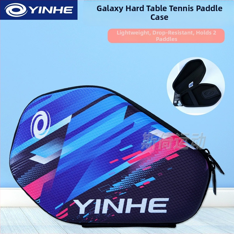 Galaxy ciets galda tenisa reketes maciņš – divslāņu, pārnēsājams, poliestera + EVA