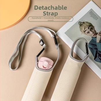 Universali PU odinis puodelio dangtelis su šilumos izoliacija, apsauga nuo nudegimų ir kritimo, nešiojamas