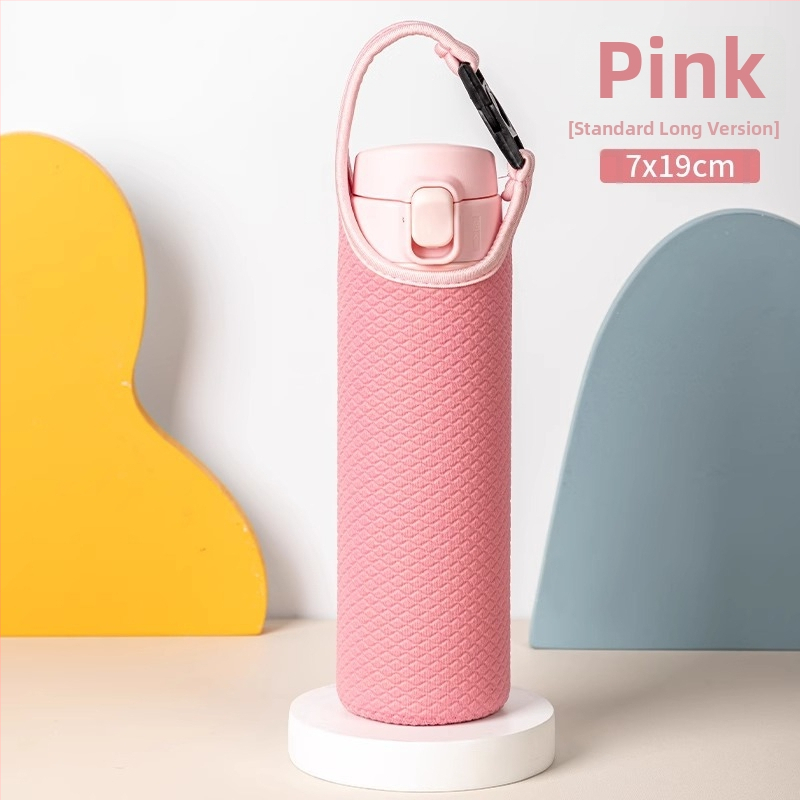 Universali PU odinis puodelio dangtelis su šilumos izoliacija, apsauga nuo nudegimų ir kritimo, nešiojamas