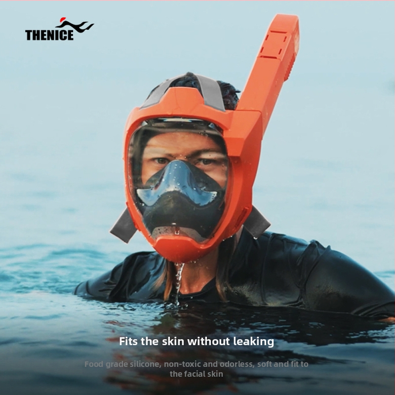 Maska za ronjenje za odrasle s antibug i potpuno suhim dizajnom, PC+PP+silikon, 2025. model