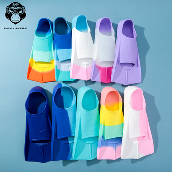 Silicone niršanas peldspārni pieaugušajiem un bērniem – apmācību peldspārni