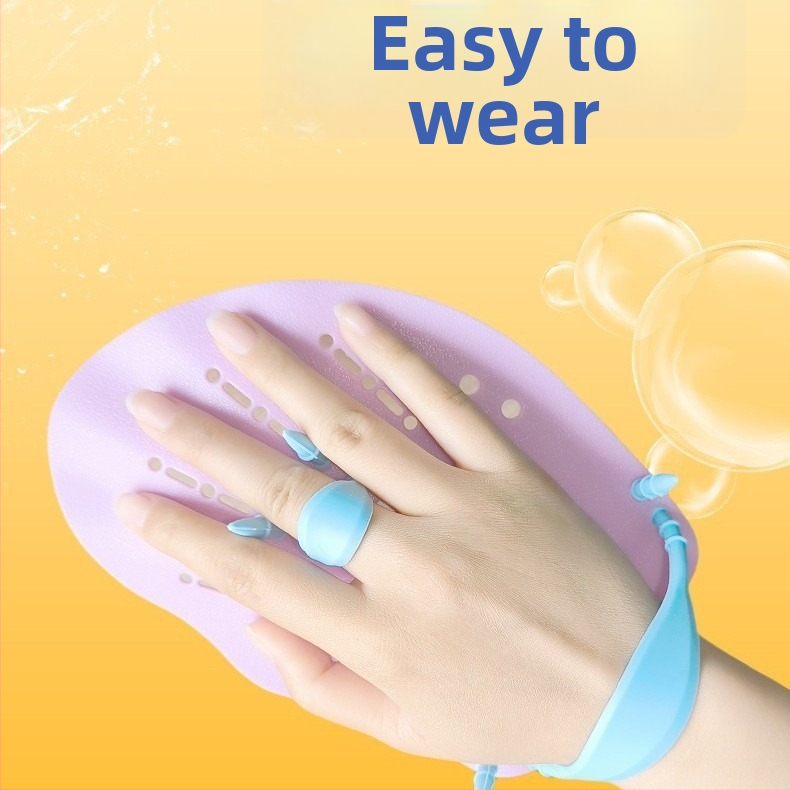 Peldēšanas roku palikļi brīvās niršanas nolūkam — pretslīdīgas, izturīgas, materiāls: PP + silikogēls, Dolphin Bay