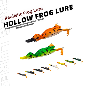 Luya Thunderfrog mīkstā ēsmu, biomimetisks ēsmu, plūstoša, ilgs metiens, trolling