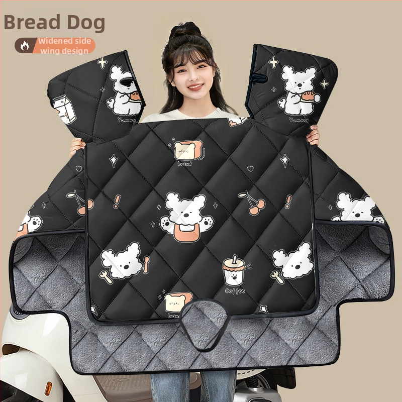 Husa PVC anti-vânt pentru vehicule electrice și motociclete cu baterie – universală, neimpermeabilă, deschidere manuală