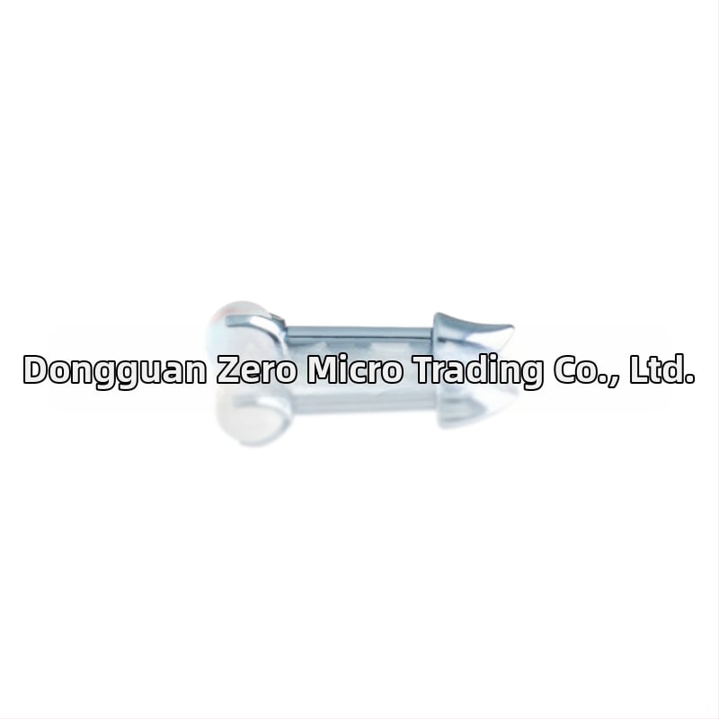 Naušnice s demonskim rogovima, geometrijski oblik, uložene kristalne kuglice, F136 titanij zlitina, unisex